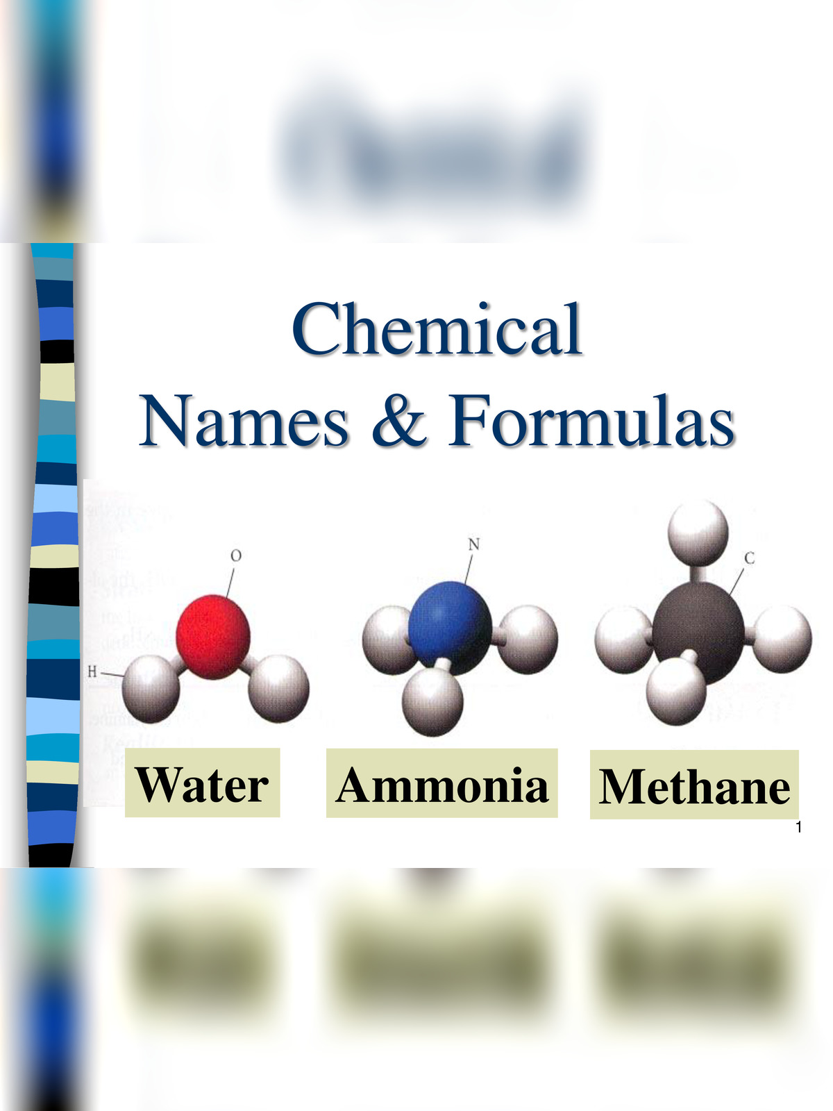 list of chemical names